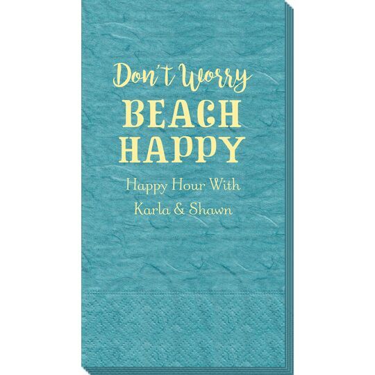 Don't Worry Beach Happy Bali Guest Towels